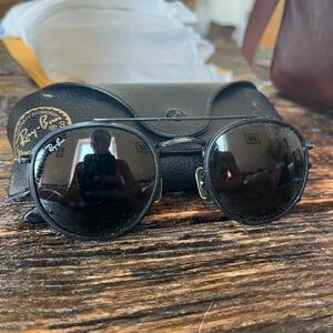 Slightly worn black ray-bands